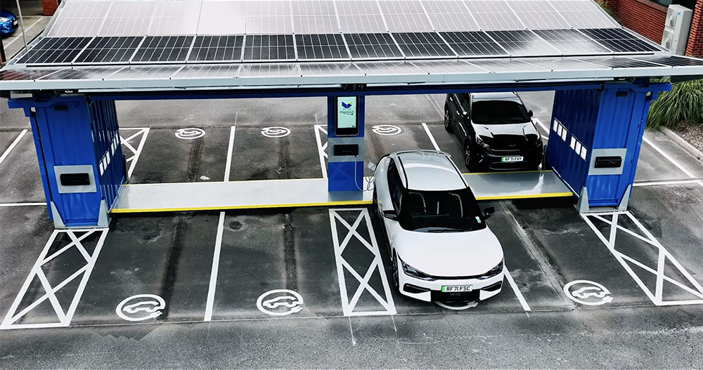 Typical Fast Charging Station layout